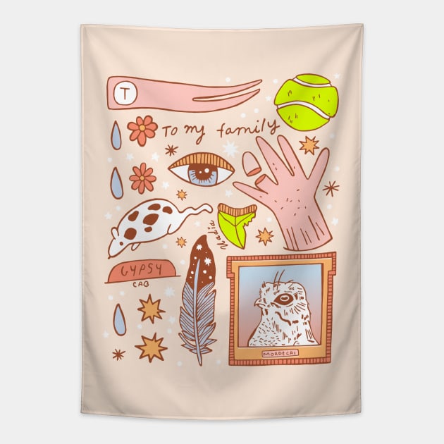 The Tenenbaums Tapestry by Nadia D