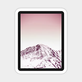 Mountain print, Nature, Landscape, Scandinavian, Nordic, Fashion print, Scandinavian art, Modern art, Wall art, Print, Minimalistic, Modern Magnet