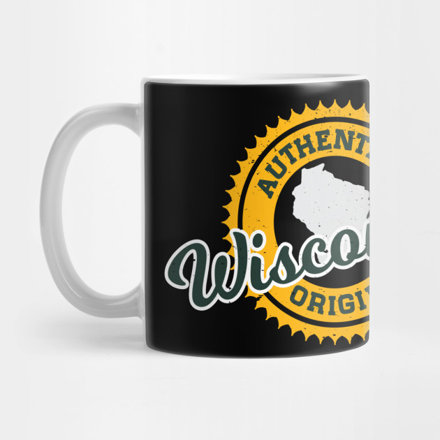 Wisconsin Authentic Original Design Packer Colors Green Bay Packers Mug Teepublic