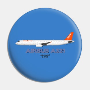 Airbus A321 - easyJet Pin