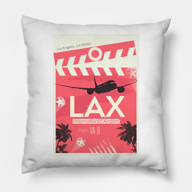 Los Angeles airport code Pillow by Woohoo