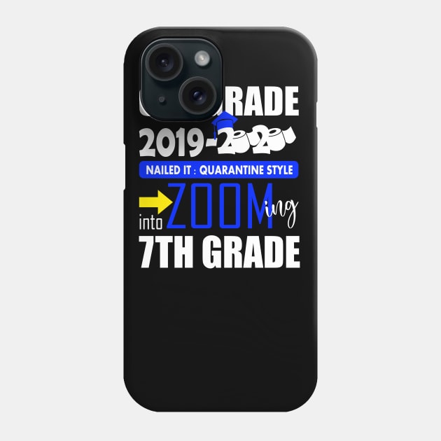 6th grade zooming into 7th grade..6th grade graduation gift Phone Case by DODG99