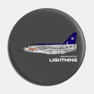 English Electric Lightning (92 Sqd RAF) Pin