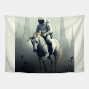 Astronaut and Horse Tapestry