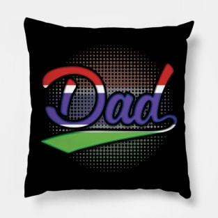 Gambian Dad - Gift for Gambian From Gambia Pillow