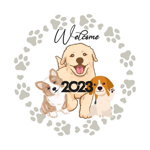 Welcome 2023 by TextureMerch