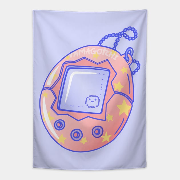 Tamagotchi Memories Tapestry by LauraOConnor