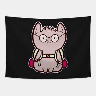 kawaii cute smart kitty kawaii cat Tapestry