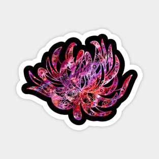 Lotus Flower Mandala Magical Color Light Art Magnet