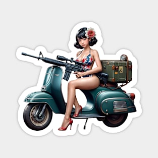 Scooter Girl Magnet