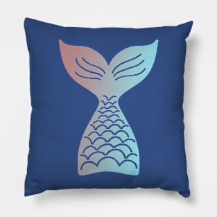 mermaid tail1 Pillow