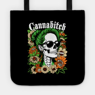 Canna Weed Smoker Stoner Skeleton 420 Pot Tote