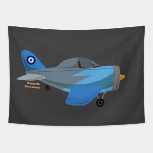 Sparky Plane Tapestry