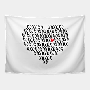 Xoxo Heart Valentine Tapestry