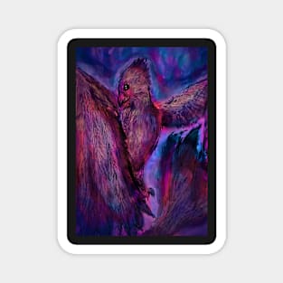 Purple Phoenix Magnet