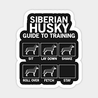 Siberian husky guide to training Magnet