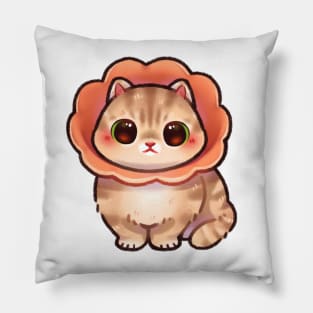 Flower Kitty Pillow