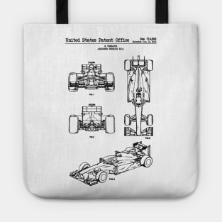 Ferrari Indy Race Car 2013 Patent Black Tote