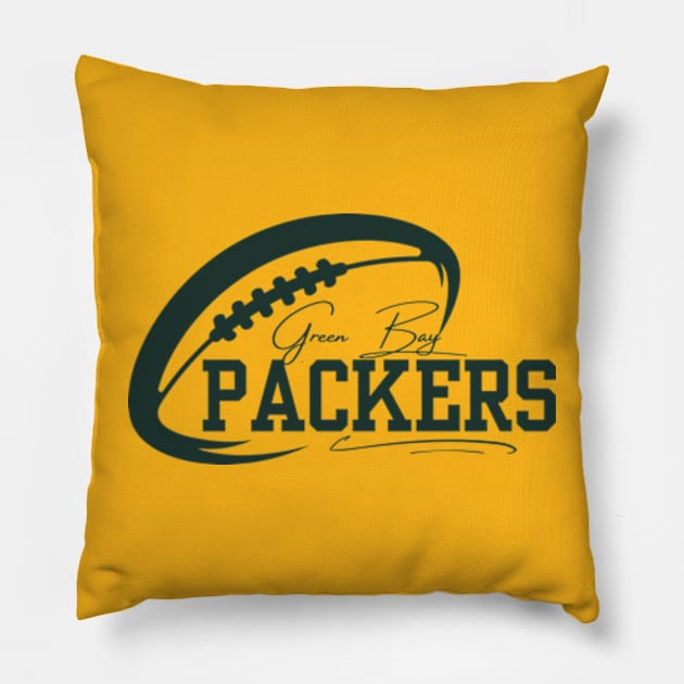 go packers go Pillow by soft and timeless