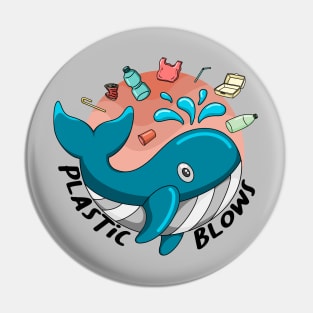 Plastic blows Pin