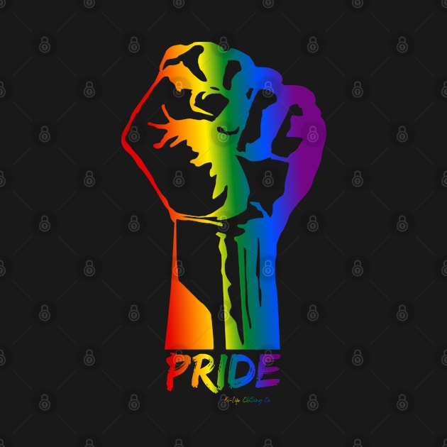 Pride Black Lives Matter Raised Fist by BiLifeClothingCo