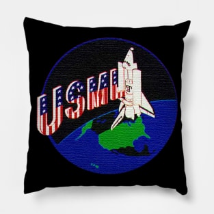 Black Panther Art - NASA Space Badge 34 Pillow