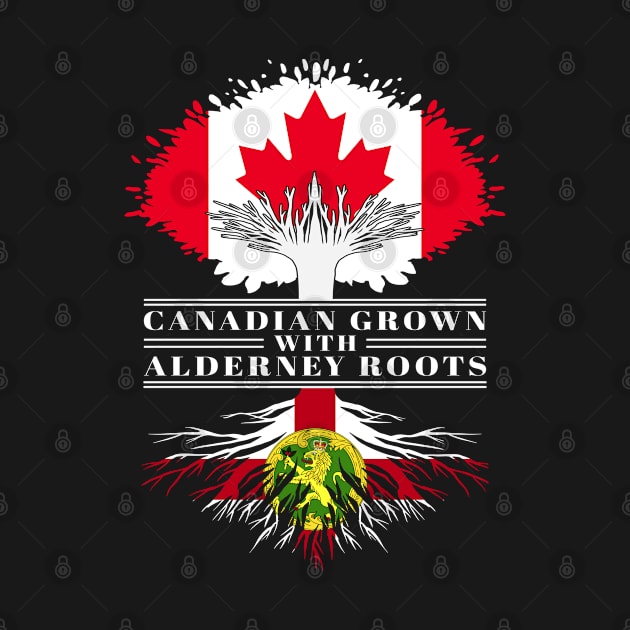 Canadian Grown With Alderney Roots canada Alderney Flag Tree by BramCrye