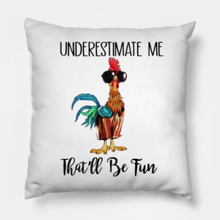 chicken quotes Pillow