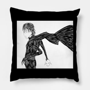 Noir Girl Unmasked Pillow