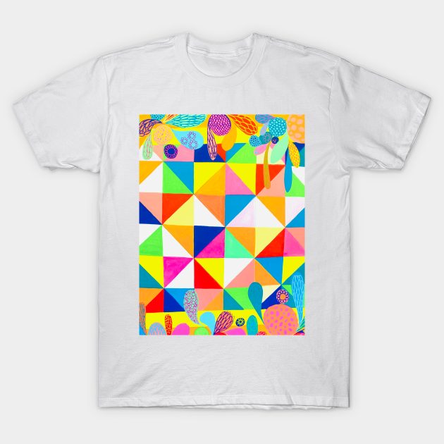 Discover Floral Geometry - Pattern - T-Shirt