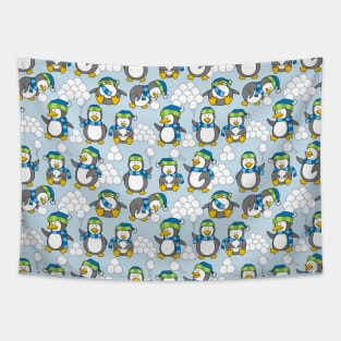 Little Penguins Pattern Tapestry