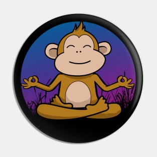 monkey yoga Pin