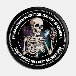 Richard Feynman Quote Pin