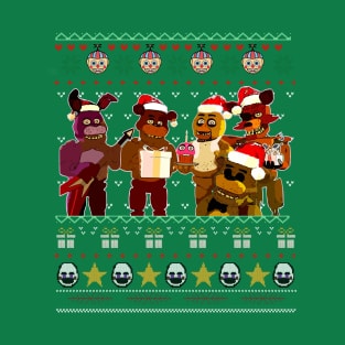 Holidays With Five Night at Christmas style ugly T-Shirt
