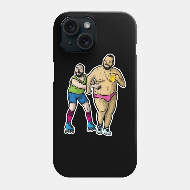 Two Bears Phone Case by Baddest Shirt Co.