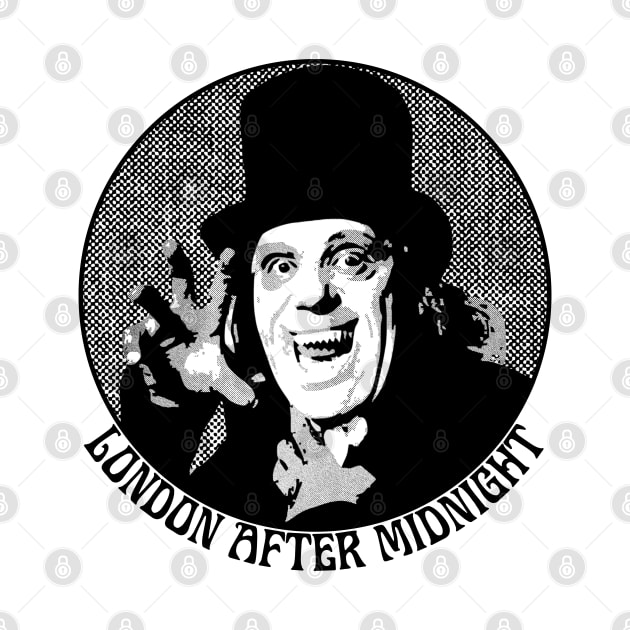 Lon Chaney in classic horror movie London After Midnight by RCDBerlin