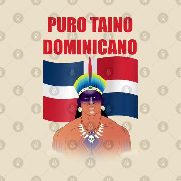 Dominican Taino t shirt by Elcaiman7