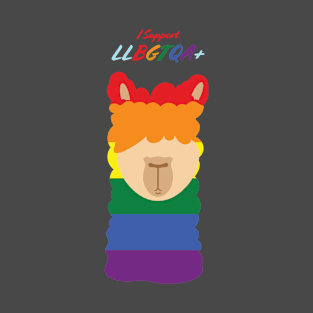 I Support LLGBTQA+ T-Shirt