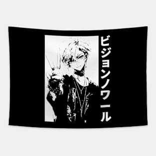 Goth Grunge Anime Boy EBoy Harajuku Manga Fashion Japanese Streetwear Tapestry