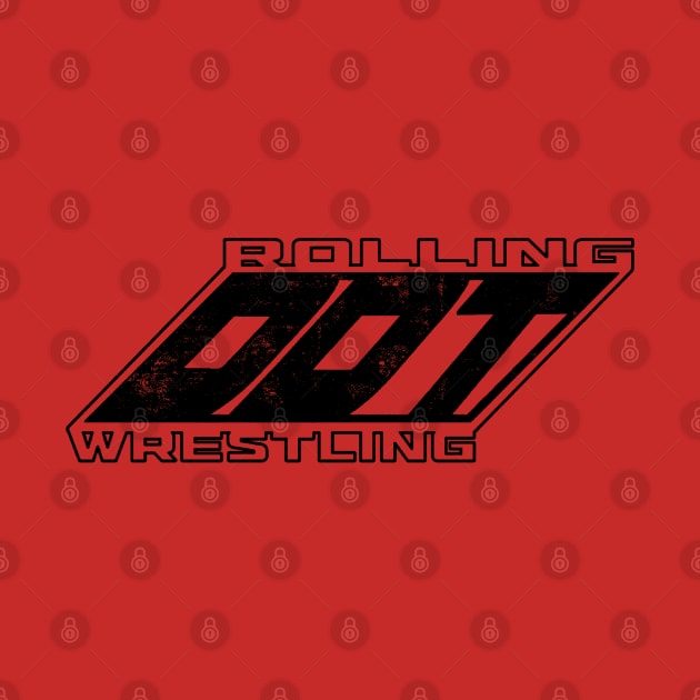 Rolling DDT Wrestling Logo (Red) by Broaxium