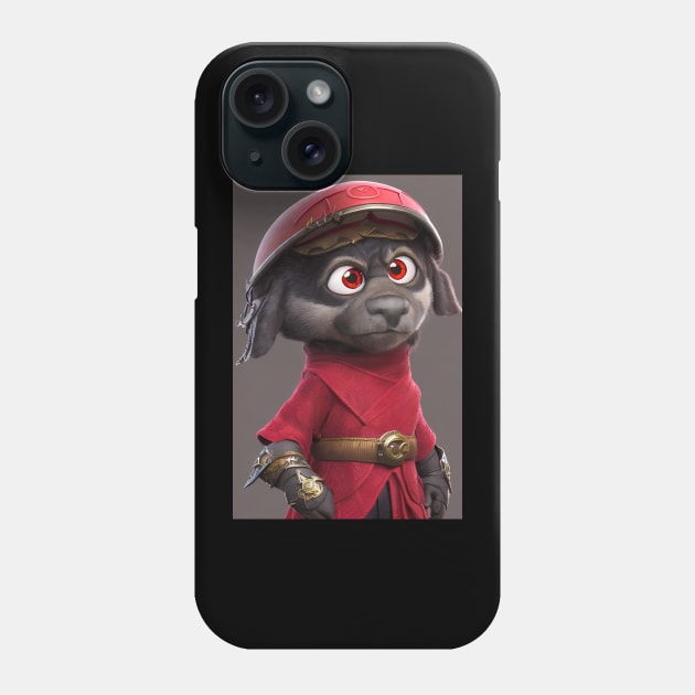 Samurai Dog - Warrior Dog Phone Case by ArtisticCorner