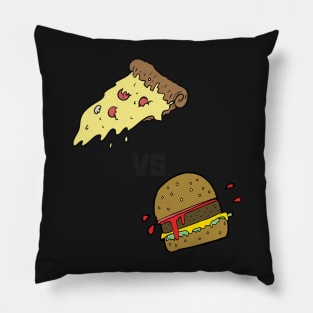 PIZZAVBURGERCOLOR Pillow