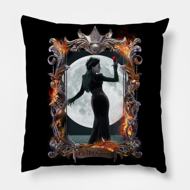 Evil queen halloween Pillow by willow141