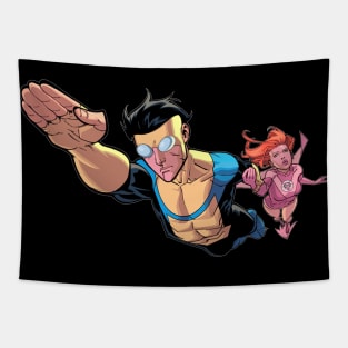 invincible atom eve Tapestry