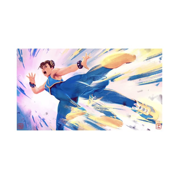 Chun Li Thousand Kicks ! by HeyJay