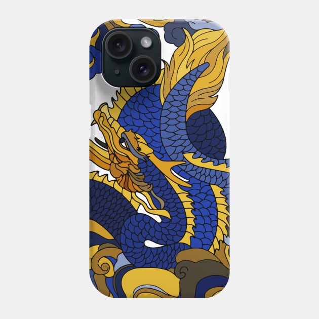 Sea Serpent Phone Case by AlondraHanley