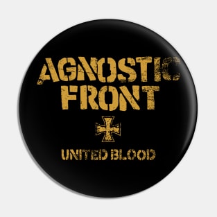 AGNOSTIC FRONT BAND Pin