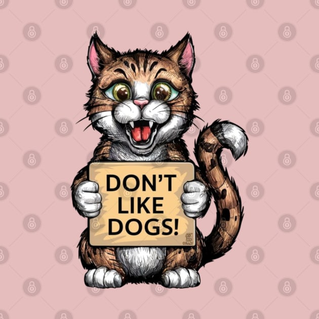 Cats don't like dogs by LegnaArt