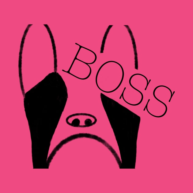 BOSS Boston Terrier Shirt by GdotArroyo