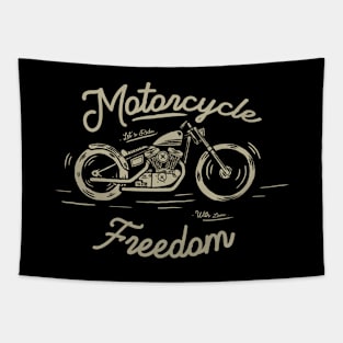 Motorcycle Freedom Tapestry